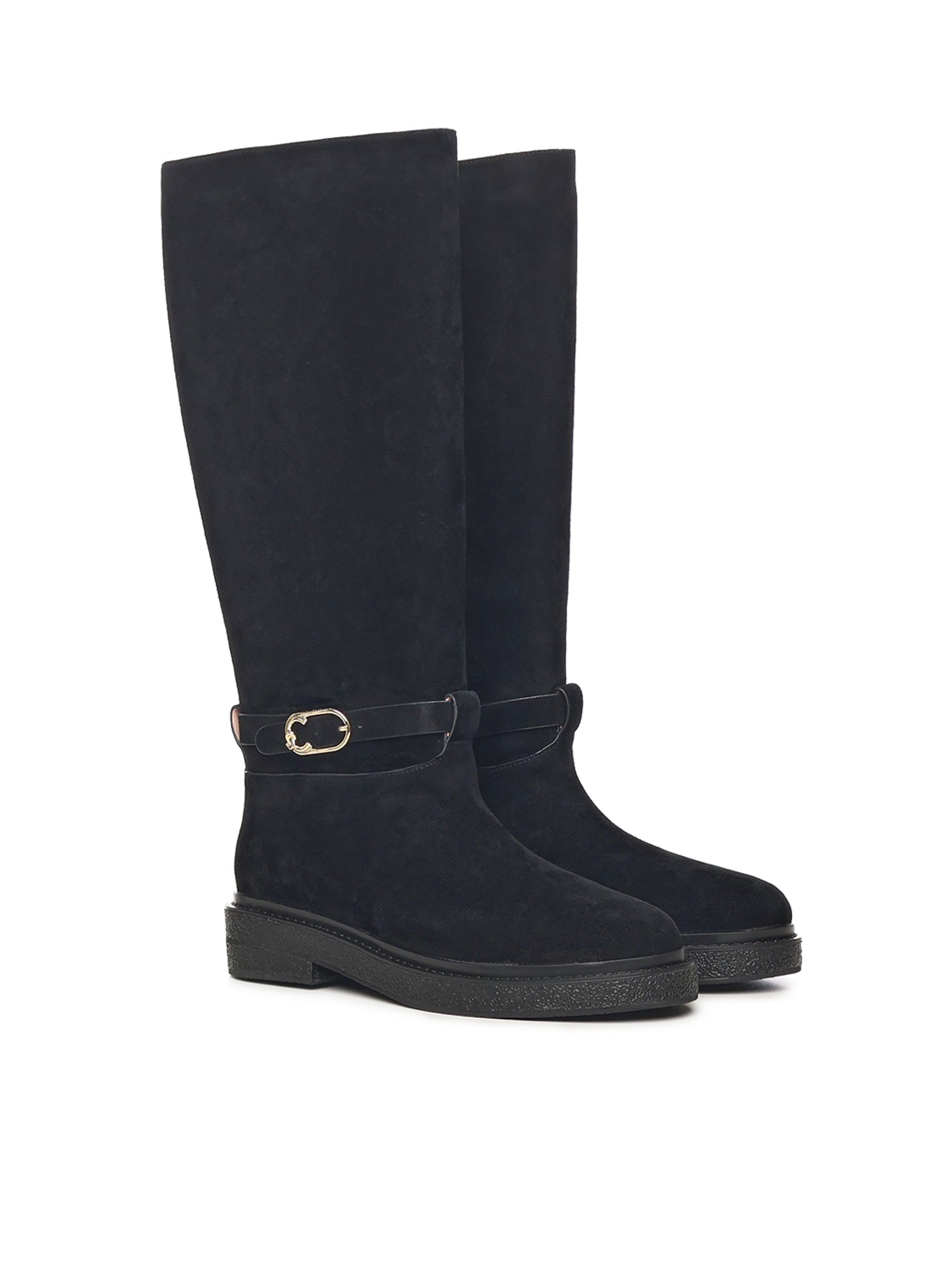 Stivali C-Saddle in suede E4T7B150101 001 COCCINELLE 