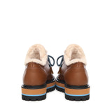 Desert boot in pelle e pelliccia sintetica E4TXP120101 911 COCCINELLE 