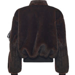 Bomber pelliccia sintetica COPBL33F9015 BROWN COPERNI 