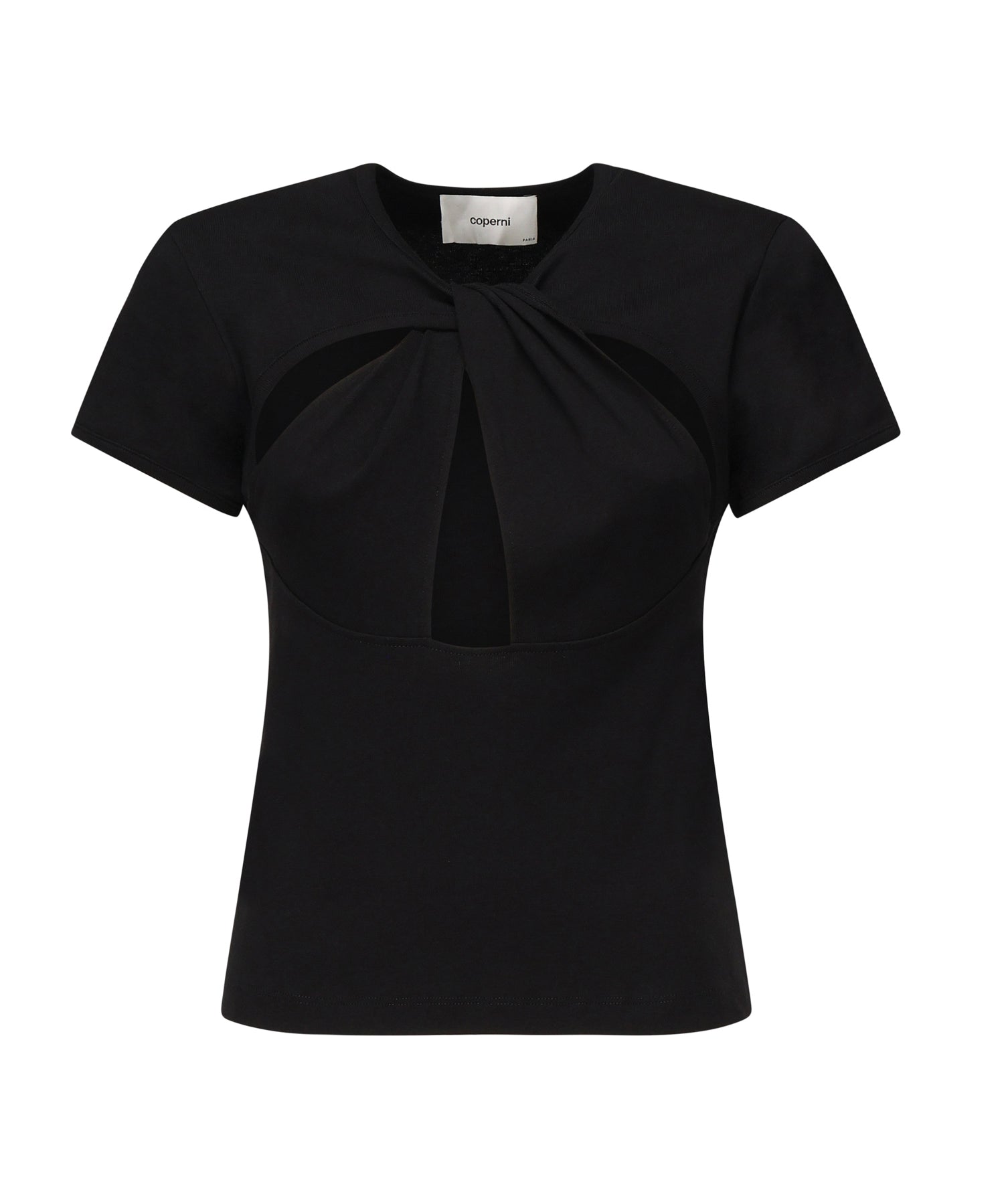 T-shirt cut-out COPJS158F5012 BLACK COPERNI 