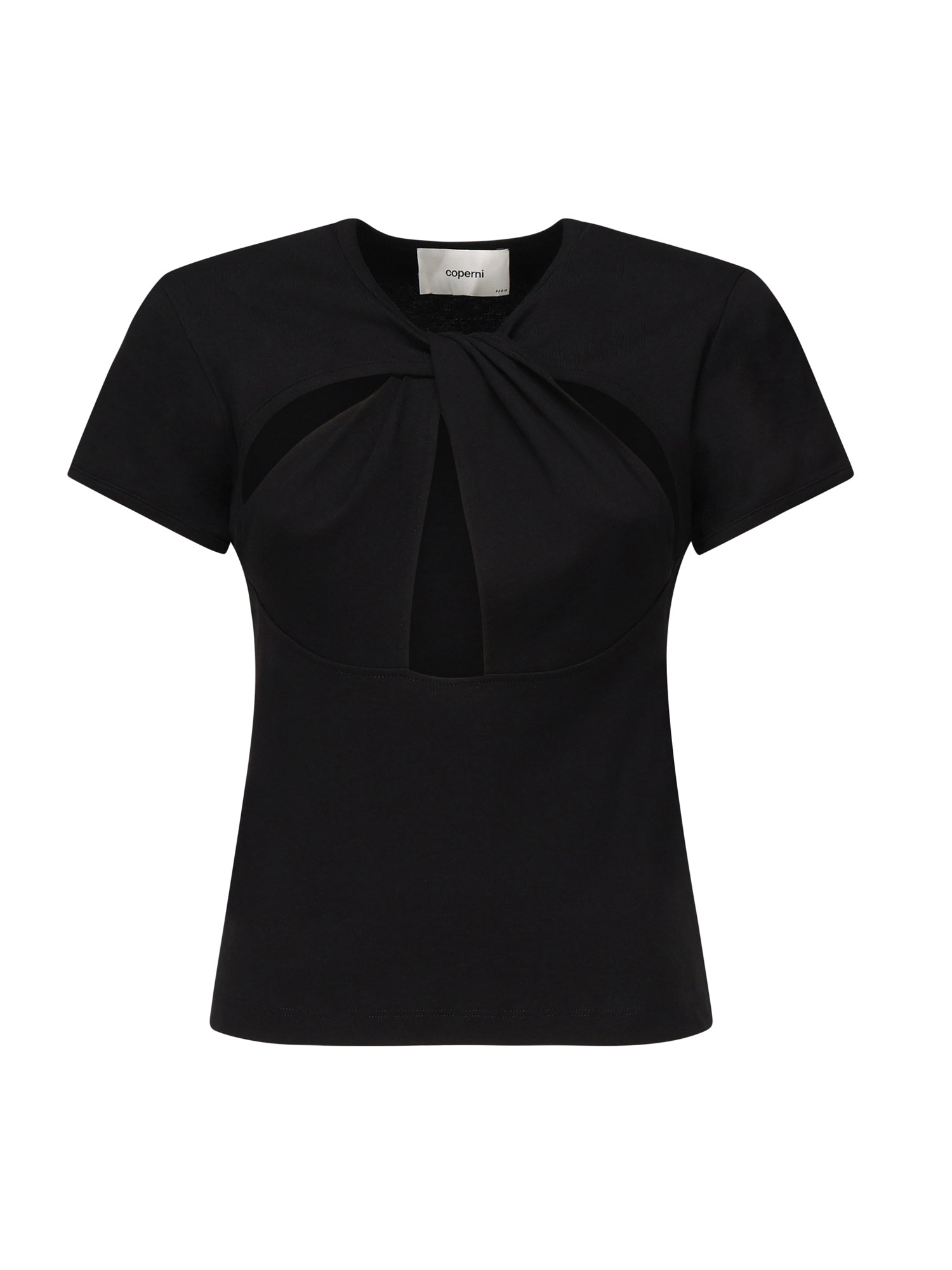 T-shirt cut-out COPJS158F5012 BLACK COPERNI 