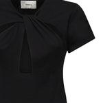 T-shirt cut-out COPJS158F5012 BLACK COPERNI 