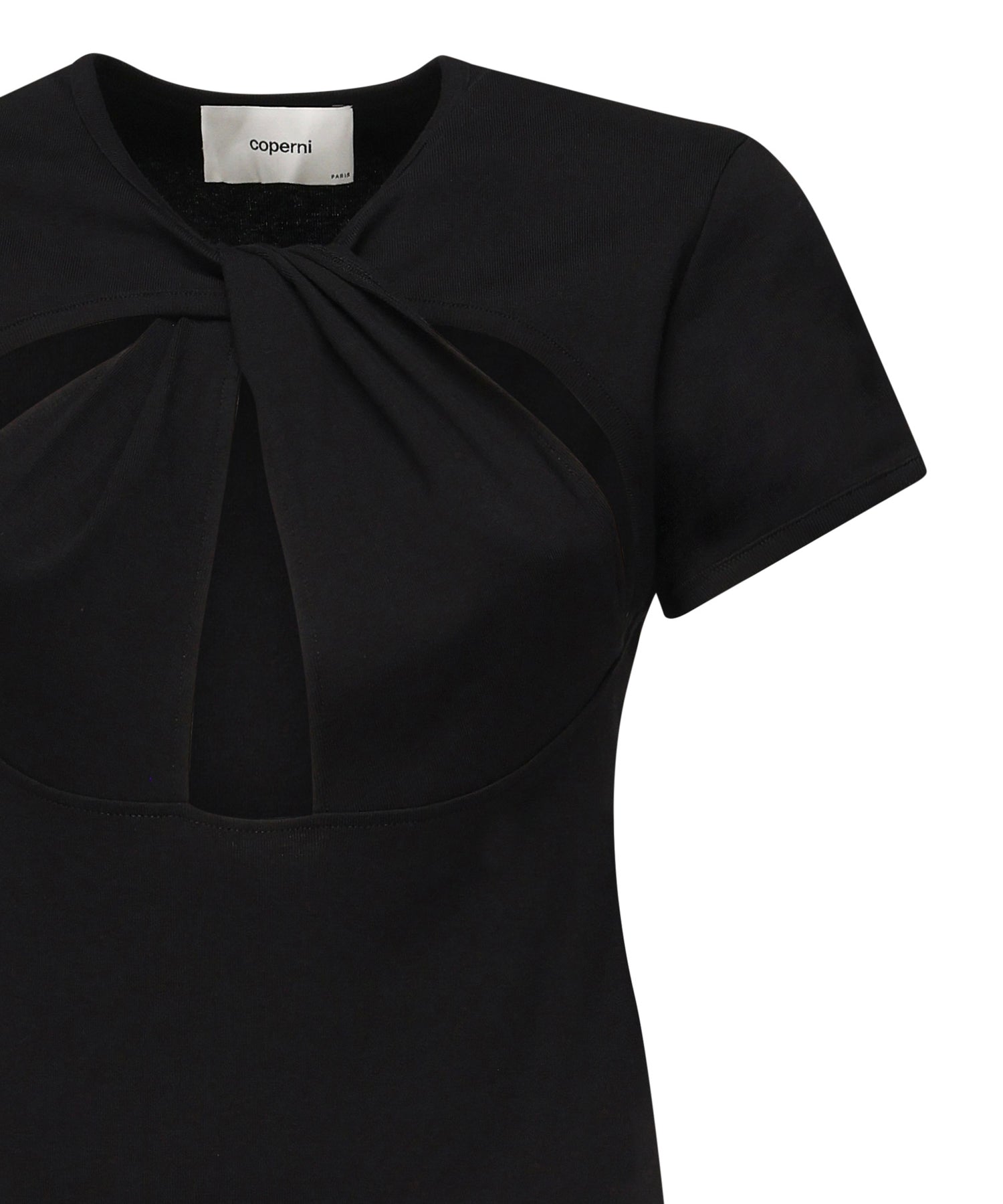T-shirt cut-out COPJS158F5012 BLACK COPERNI 