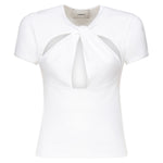 T-shirt cut-out COPJS158F5012 WHITE COPERNI 