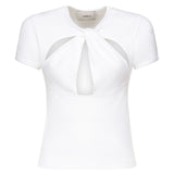 T-shirt cut-out COPJS158F5012 WHITE COPERNI 