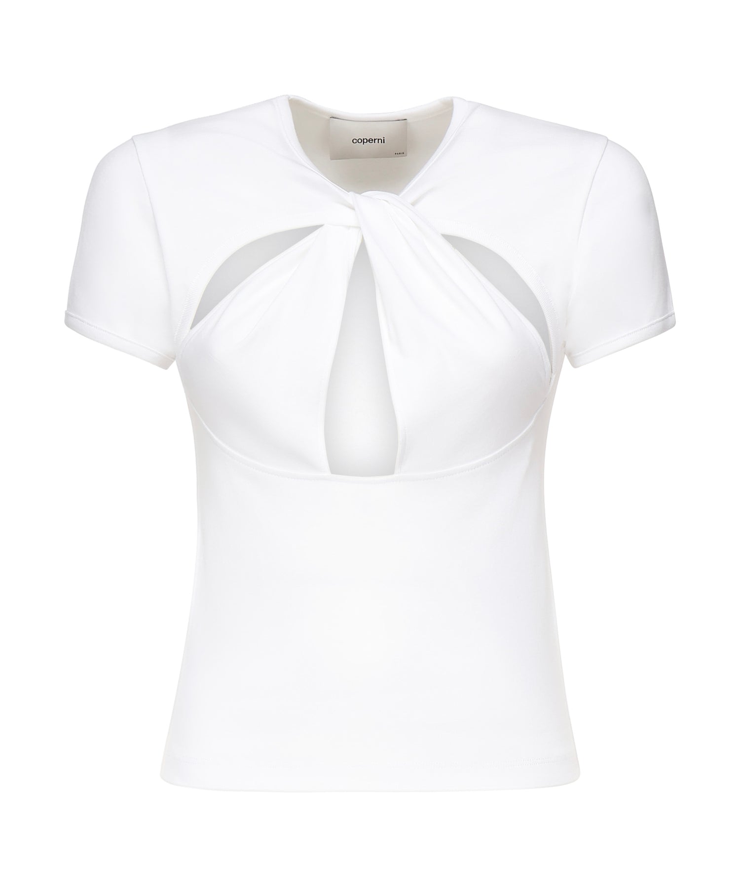 T-shirt cut-out COPJS158F5012 WHITE COPERNI 
