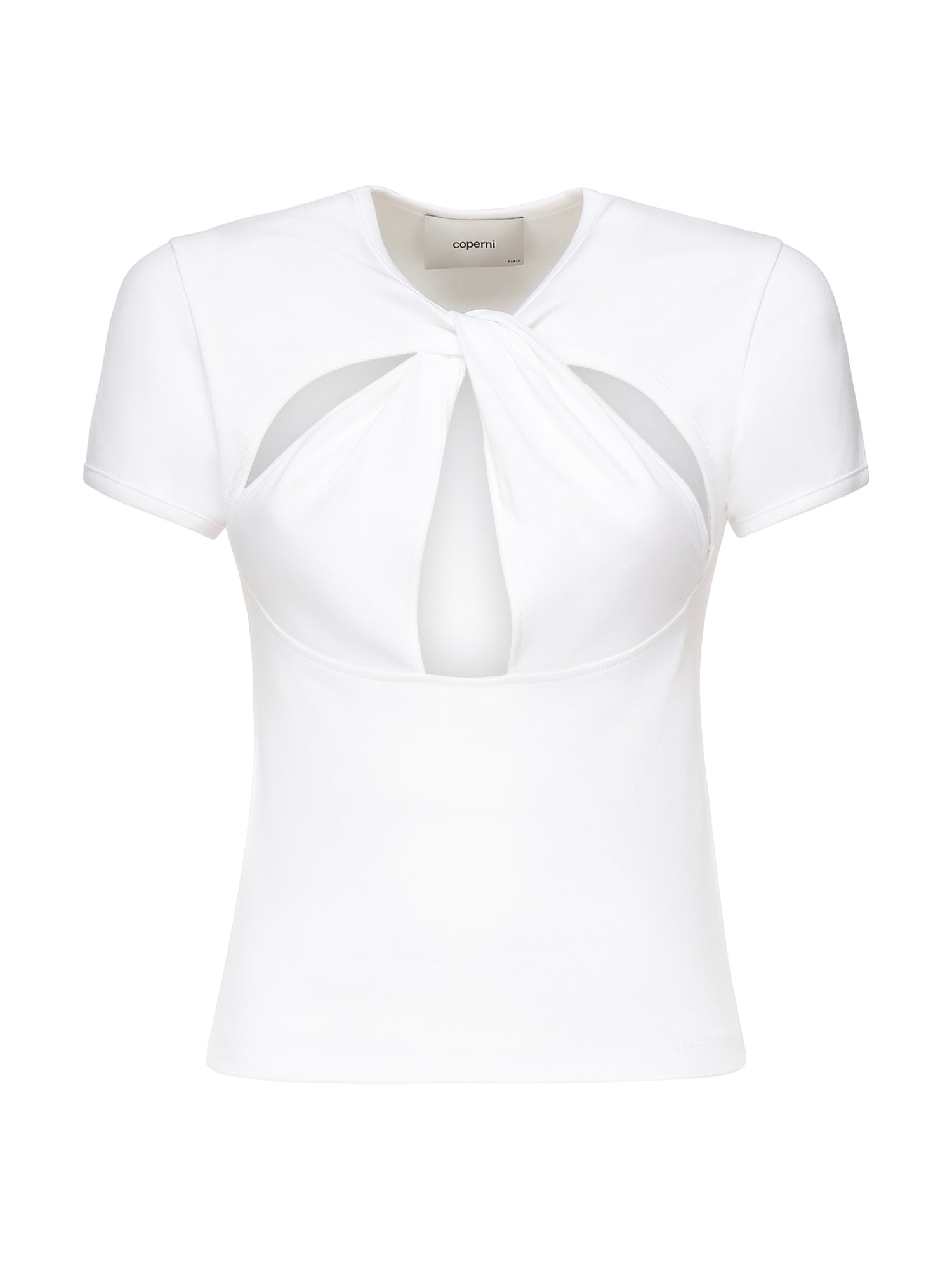 T-shirt cut-out COPJS158F5012 WHITE COPERNI 