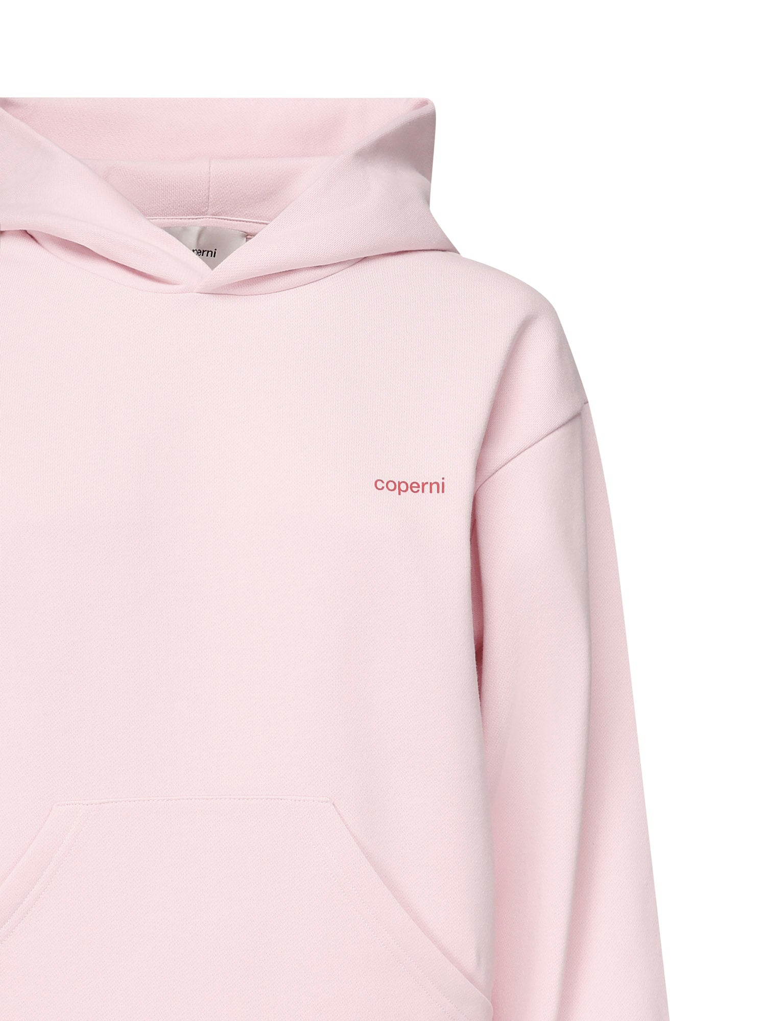 Felpa con cappuccio e logo COPJS15F5035 PINK-RED COPERNI 