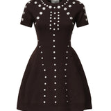 Mini abito Snap COPML164Y3019 BROWN COPERNI 