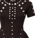Mini abito Snap COPML164Y3019 BROWN COPERNI 