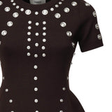 Mini abito Snap COPML164Y3019 BROWN COPERNI 