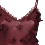 Abito Butterflies Techno con ricamo COPML166Y3015 RED COPERNI 
