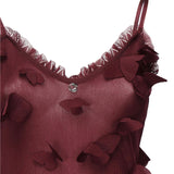 Abito Butterflies Techno con ricamo COPML166Y3015 RED COPERNI 