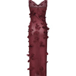 Abito Butterflies Techno con ricamo COPML166Y3015 RED COPERNI 