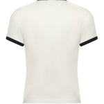 T-shirt in cotone con logo 125JTS017JS0203 B211 COURREGES 