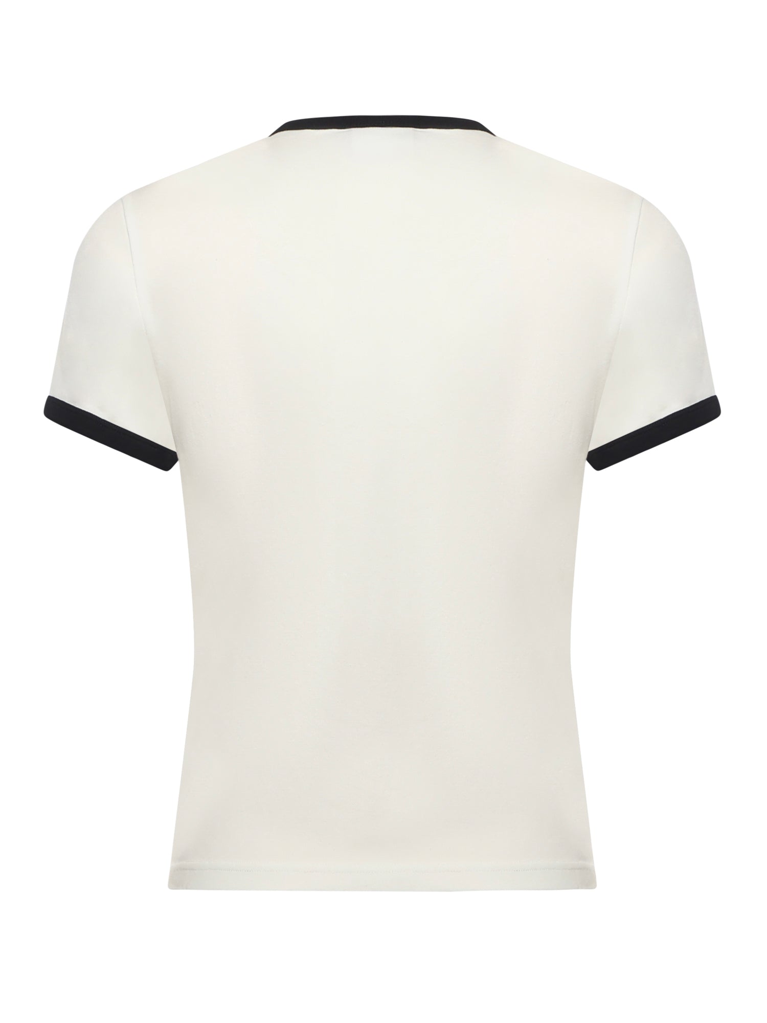 T-shirt in cotone con logo 125JTS017JS0203 B211 COURREGES 
