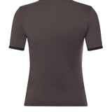 T-shirt in cotone con logo 125JTS017JS0203 B212 COURREGES 