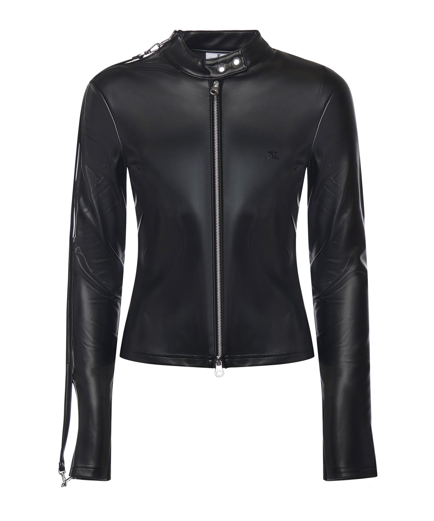 Top biker con zip 325CT0436PU0049 9999 COURREGES 