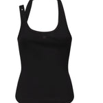 Canotta con fibbia asimmetrica<BR/> 325JDE143JS0194 9999 COURREGES 