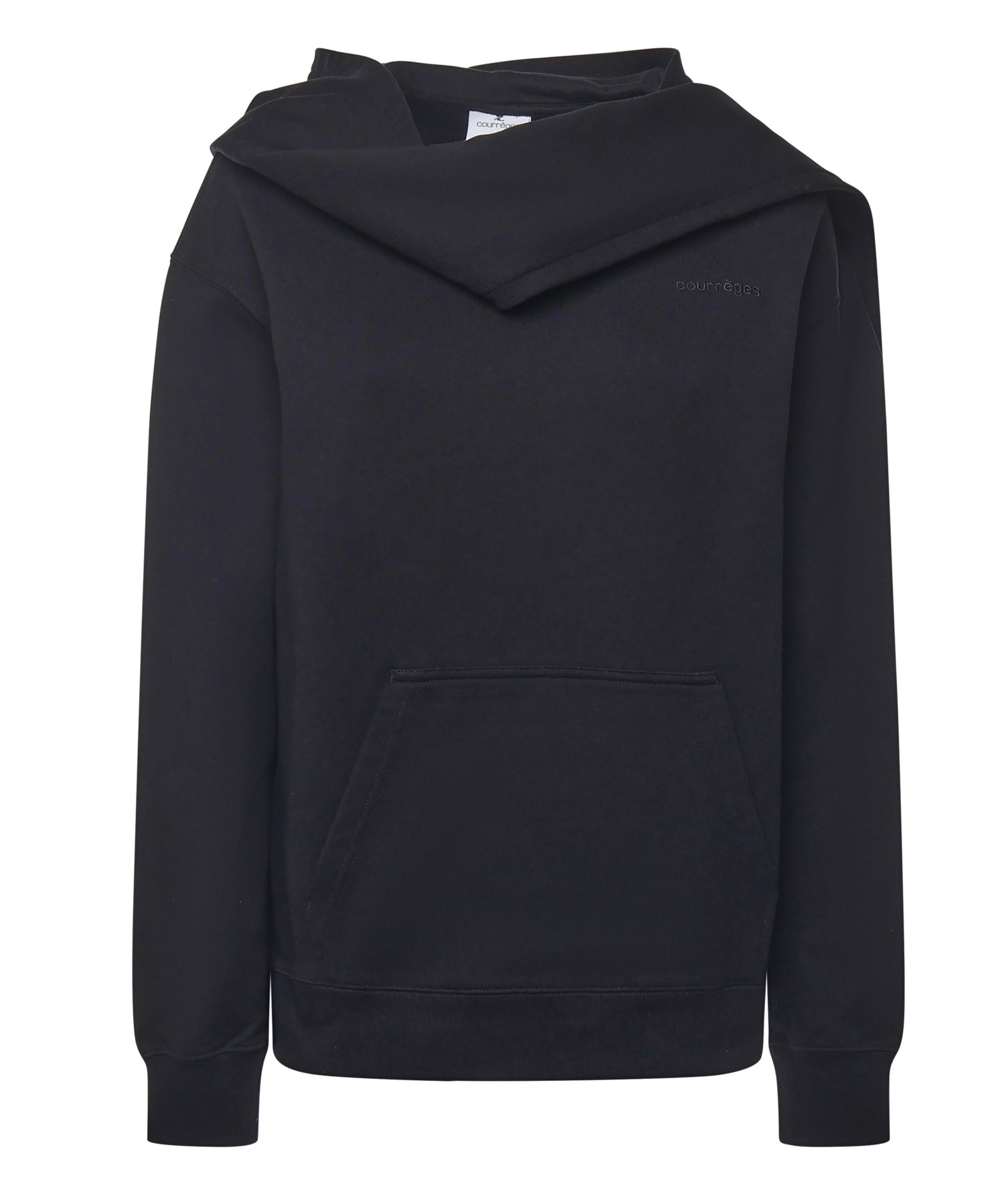 Felpa con cappuccio e sciarpa 325JH0047JS0234 9999 COURREGES 