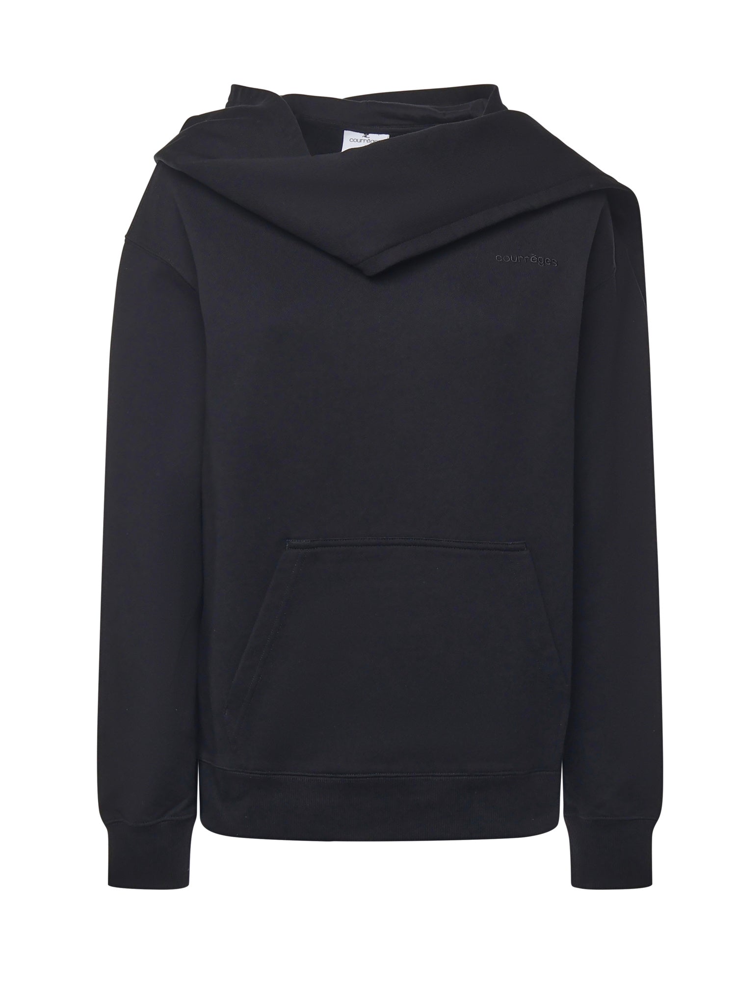 Felpa con cappuccio e sciarpa 325JH0047JS0234 9999 COURREGES 