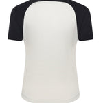 T-shirt Circle Contrast in cotone 325JTS214JS0203 0098 COURREGES 