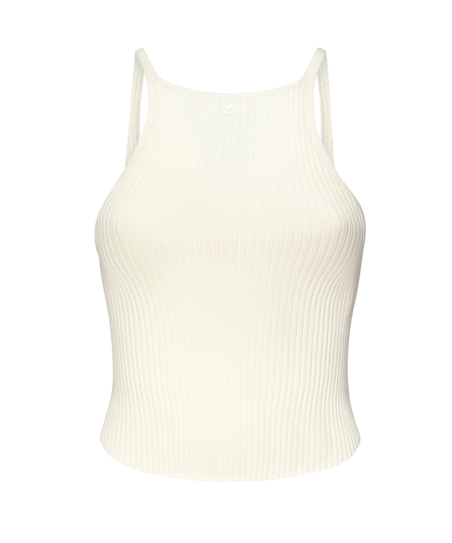 Top in maglia a coste 325MT0450FI0001 0001 COURREGES 