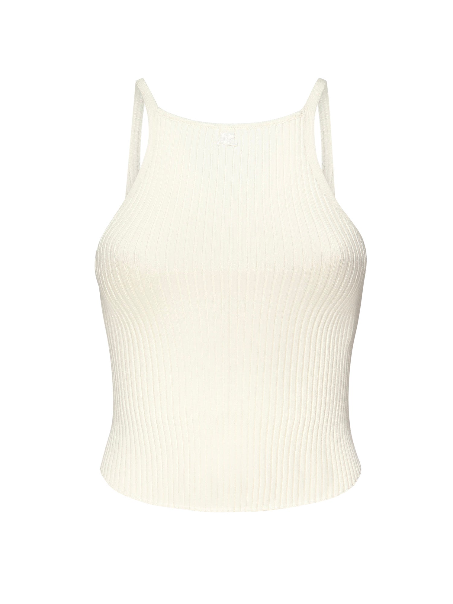 Top in maglia a coste 325MT0450FI0001 0001 COURREGES 