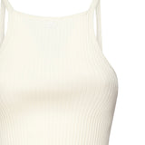 Top in maglia a coste 325MT0450FI0001 0001 COURREGES 