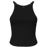 Top in maglia a coste<BR/> 325MT0450FI0001 9999 COURREGES 
