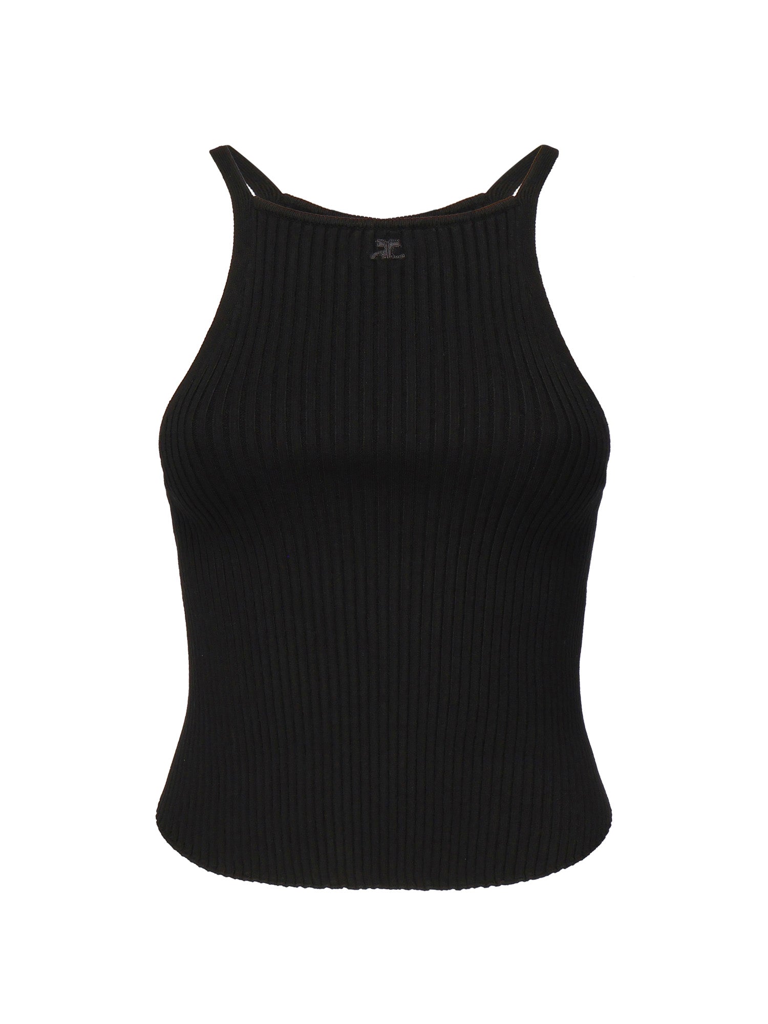 Top in maglia a coste<BR/> 325MT0450FI0001 9999 COURREGES 
