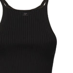Top in maglia a coste<BR/> 325MT0450FI0001 9999 COURREGES 