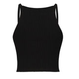 Top in maglia a coste<BR/> 325MT0450FI0001 9999 COURREGES 