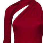 Abito monospalla in crepe di jersey 424JR0523JS0145 4031 COURREGES 