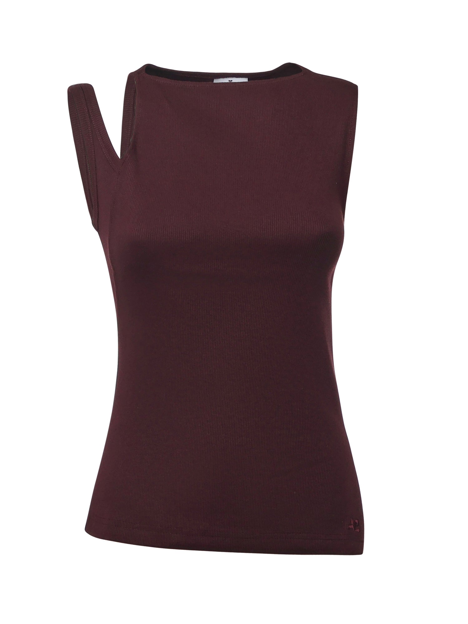 Top Transverse in cotone anni '90 425JDE146JS0194 4010 COURREGES 