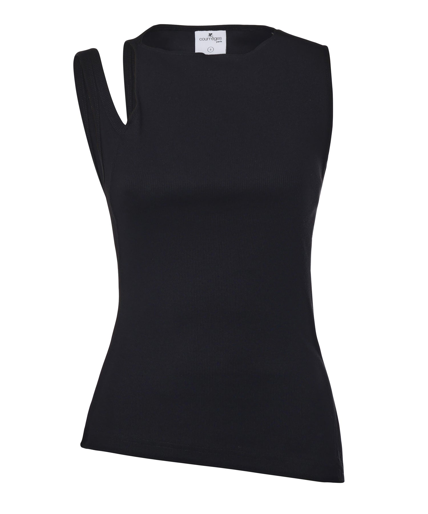 Top Transverse in cotone anni '90 425JDE146JS0194 9999 COURREGES 