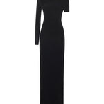 Abito lungo asimmetrico in jersey 425JR0735JS0145 9999 COURREGES 
