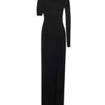 Abito lungo asimmetrico in jersey 425JR0735JS0145 9999 COURREGES 