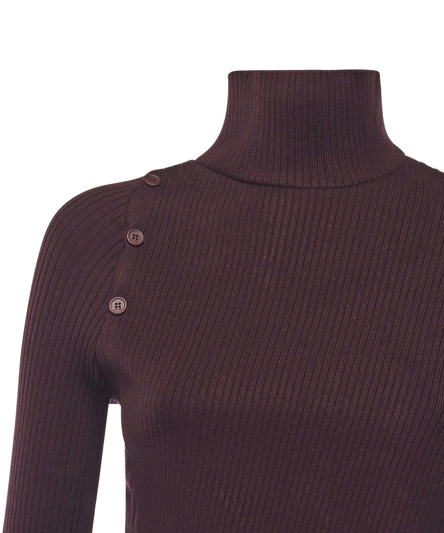 Maglione con bottoni obliqui <BR/> 425MPU258FI001 4010 COURREGES 