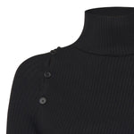 Maglione con bottoni obliqui 425MPU258FI001 9999 COURREGES 