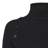 Maglione con bottoni obliqui 425MPU258FI001 9999 COURREGES 