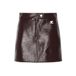 Minigonna in vinile reedition PERCJU001VY0014 4010 COURREGES 