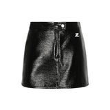 Minigonna in vinile reedition PERCJU001VY0014 9999 COURREGES 
