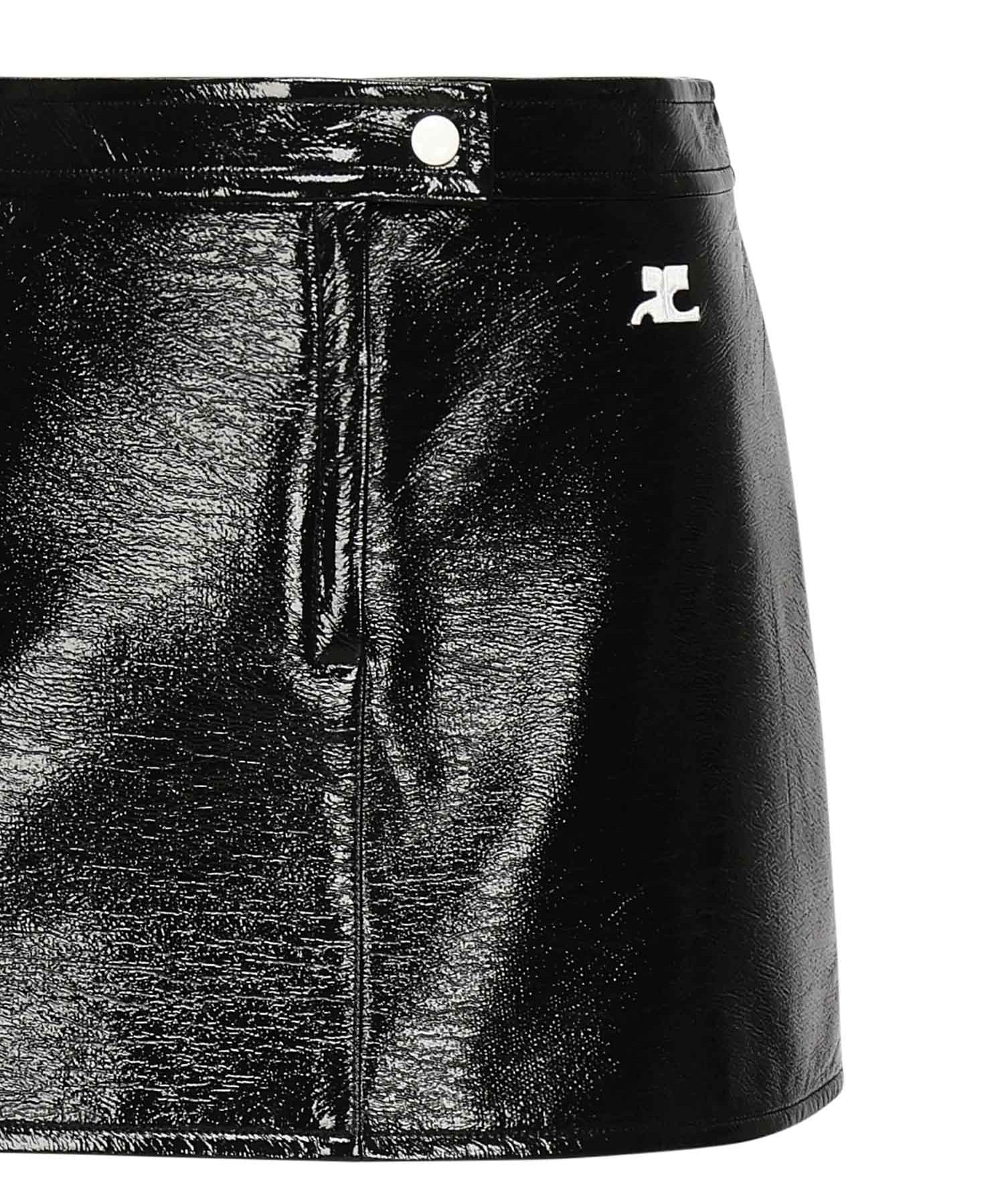 Minigonna in vinile reedition PERCJU001VY0014 9999 COURREGES 