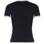 T-shirt con logo VESJTS017JS0070 9901 COURREGES 