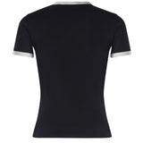 T-shirt con logo VESJTS017JS0070 9901 COURREGES 