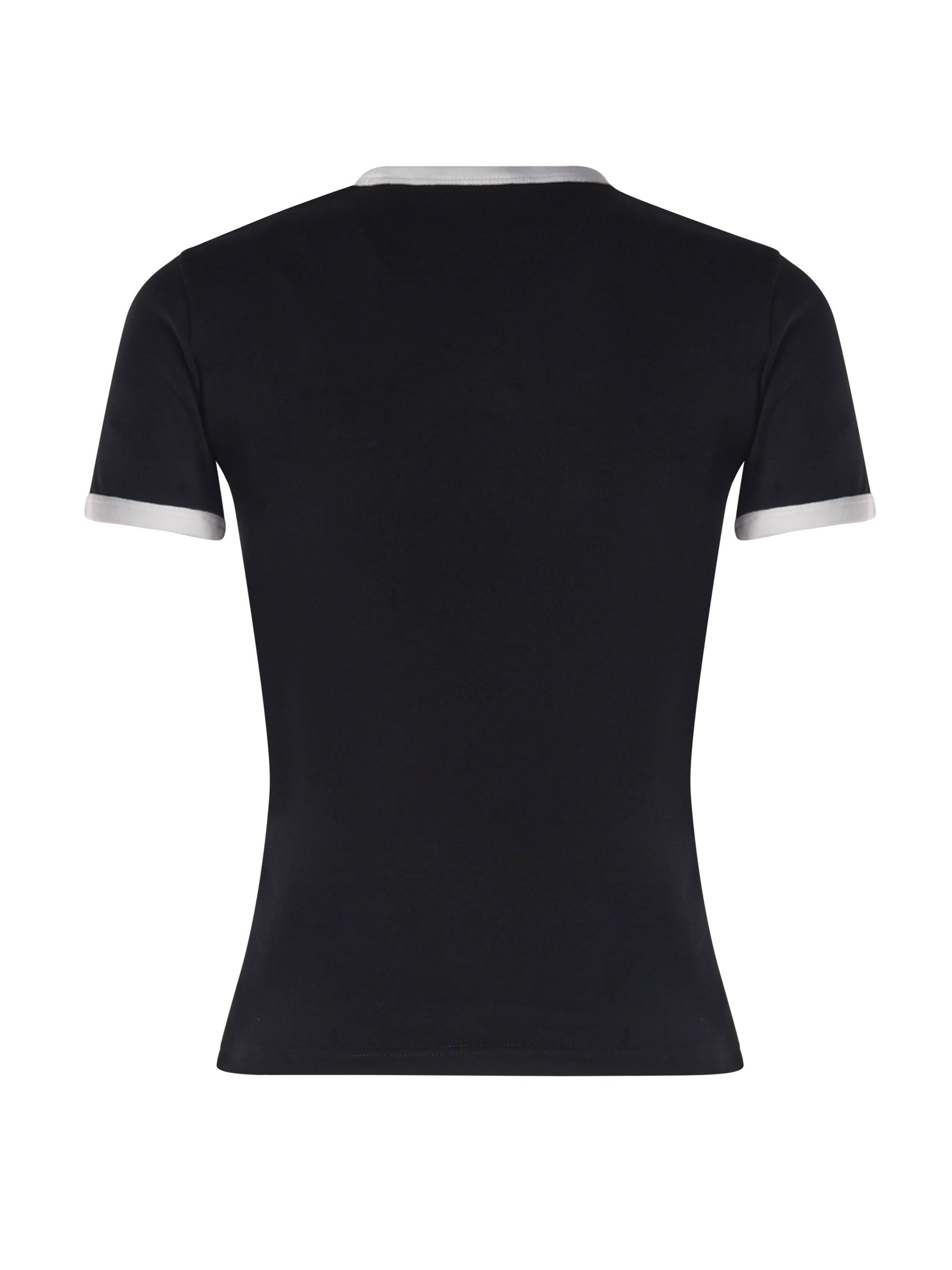 T-shirt con logo VESJTS017JS0070 9901 COURREGES 