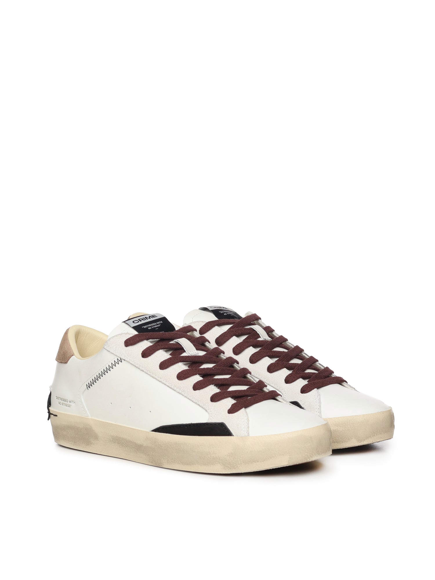 Sneakers Distressed<BR/> 11001AA8 WHITE CRIME LONDON 