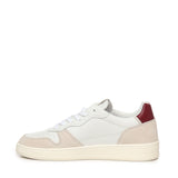 SNEAKERS COURT 2.0 BASIC IN PELLE E CAMOSCIO BEIGE M431 C2-BAWX D.A.T.E. 
