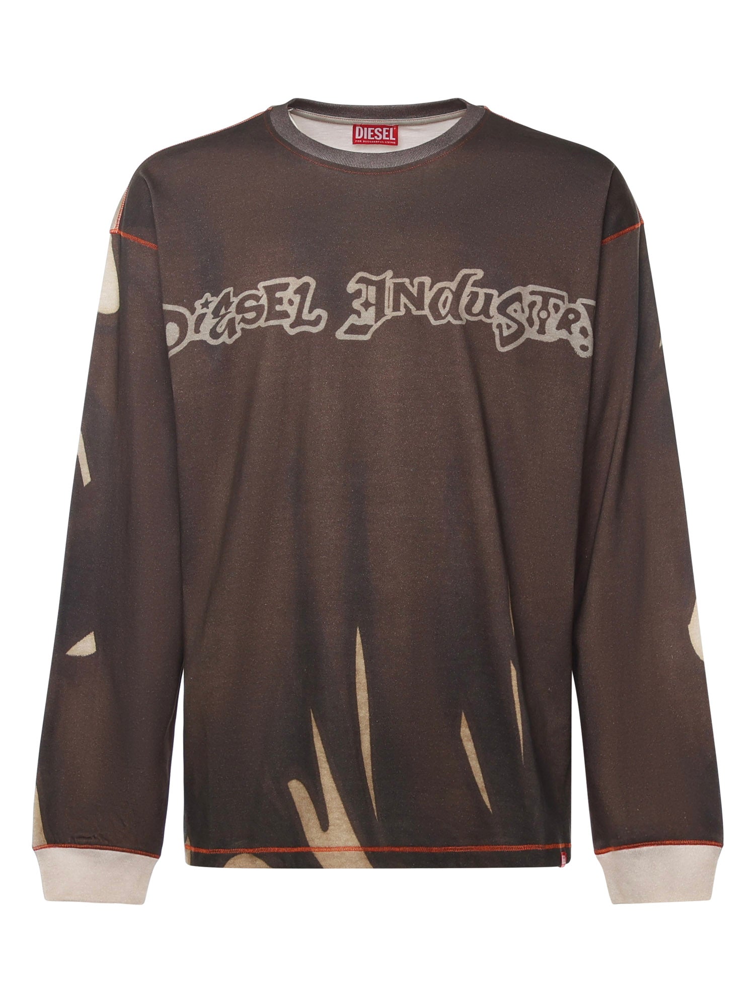 Felpa con stampa graffiti A21621 0BKBY5ENA DIESEL 